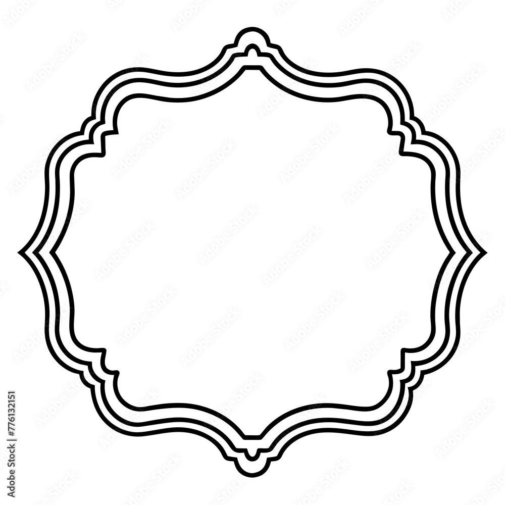 frame with ornament frame with ornament