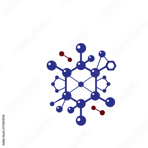 Abstract molecules  icon
