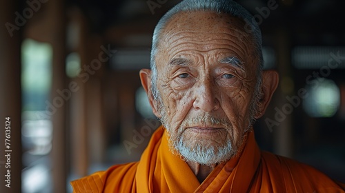hundred year old man, wise face-
