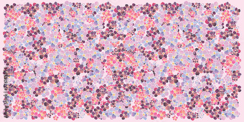 Silk shawl design. Rectangle Pink floral scarf pattern.Beautiful and charming floral design for textile. Pink Flowers Hijab scarf, foulard, shawl or carpet pattern	