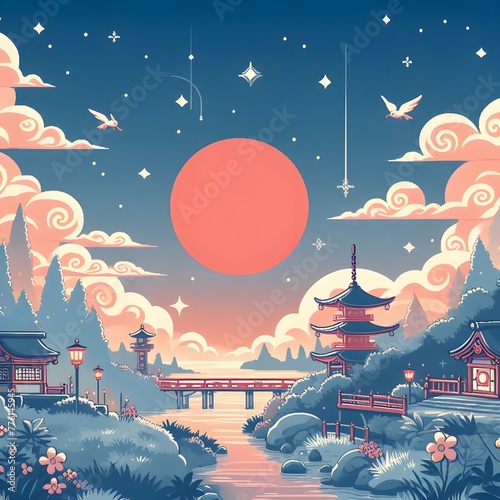 sky background - 하늘 배경. Generative AI