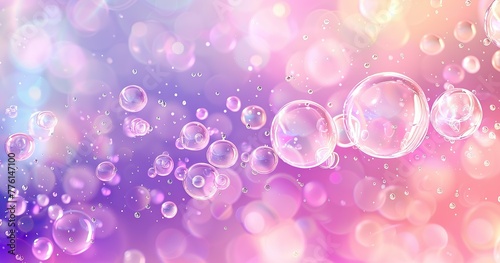 pink purple and white background with bubbles