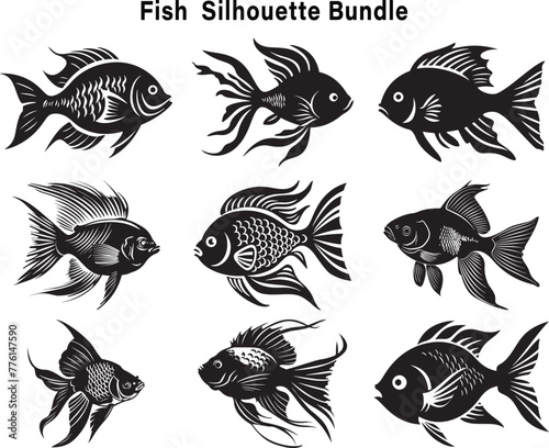Fish Silhouette Bundle
