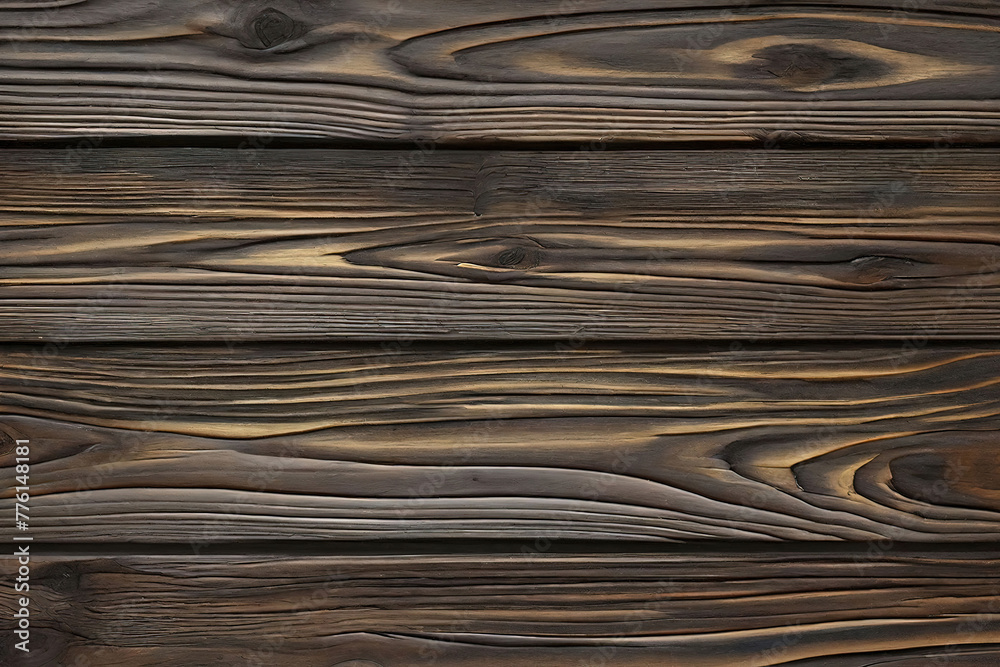 Surface of a Black and brown wood wall wooden plank board texture background with grains and abstract structures Surface of a Black and brown wood wall wooden plank board texture background with grains and abstract structures