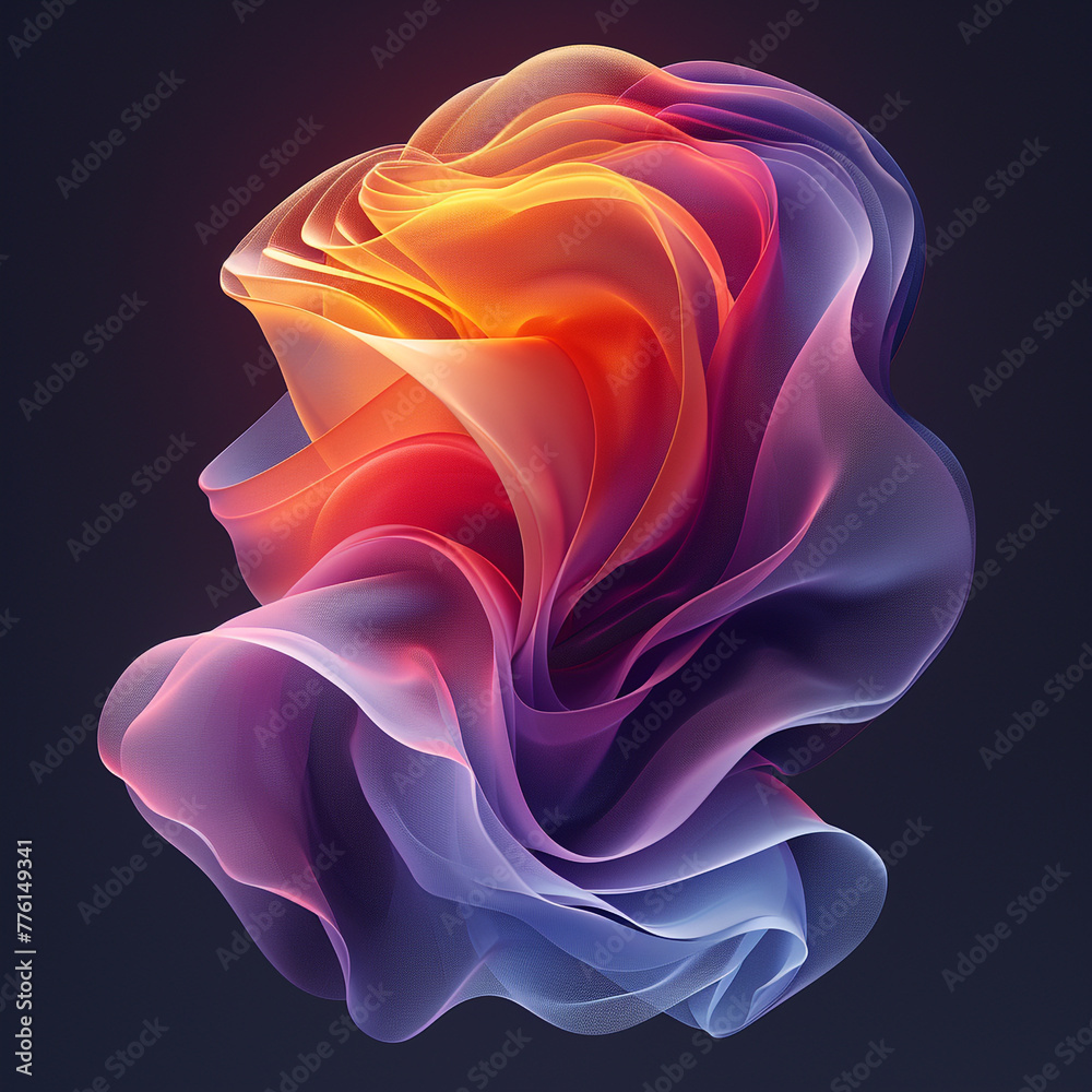 A simple 3d abstract object design A simple 3d abstract object design