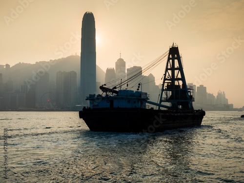 China, Hong Kong, Island waterfront