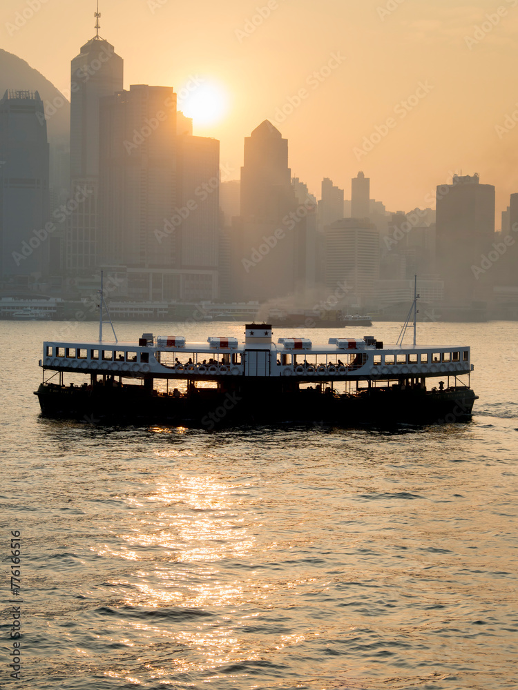 China, Hong Kong, Island waterfront