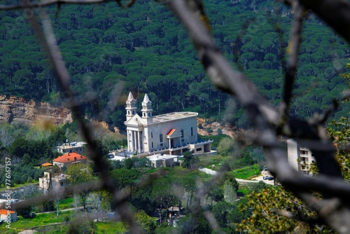Saint Rafqa church in the Lebanon mountain region of Jezzine