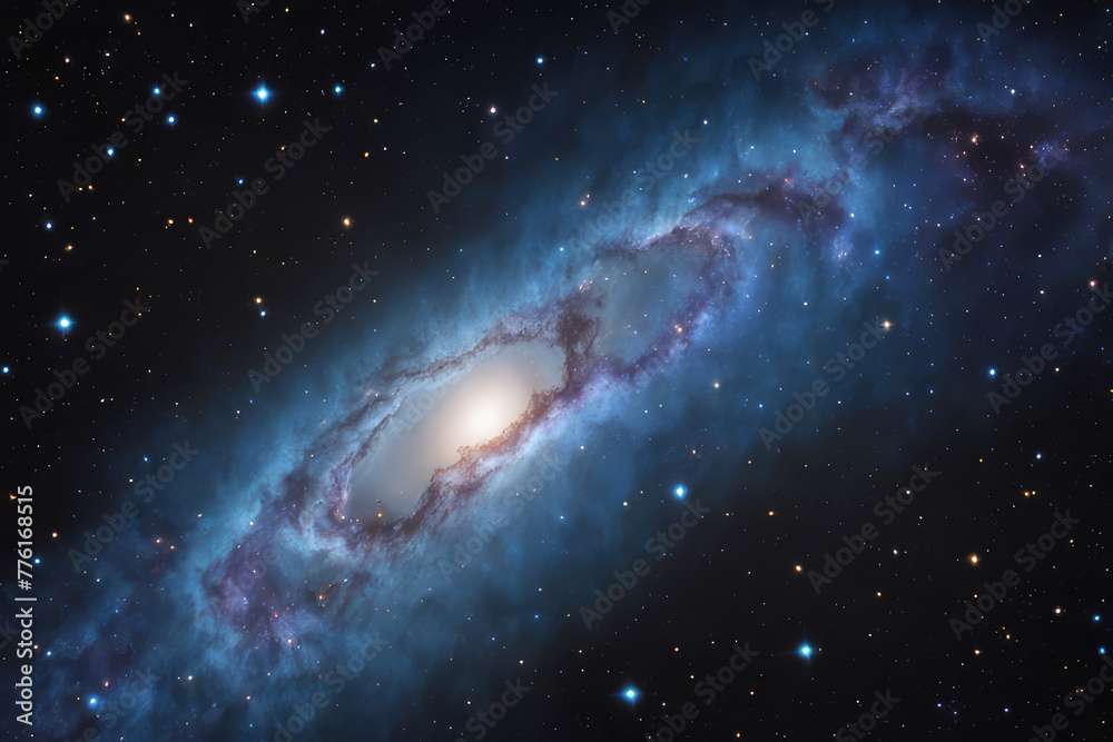 Fly Through Stars And Blue Nebulae In Space. Galaxy exploration through outer space towards the shining milky way galaxy. High quality 4k recording
Fly Through Stars And Blue Nebulae In Space. Galaxy exploration through outer space towards the shining milky way galaxy. High quality 4k recording