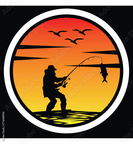 Fishing T-Shirt Design