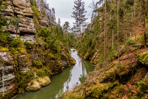 Eine frühlingshafte Wandertour durch das Kirnitzschtal in der Sächsische Schweiz - Sachsen - Deutschland