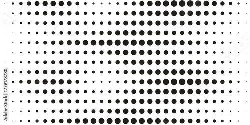 Dot pattern texture, circle halftone dot background black abstract. vector ilustration