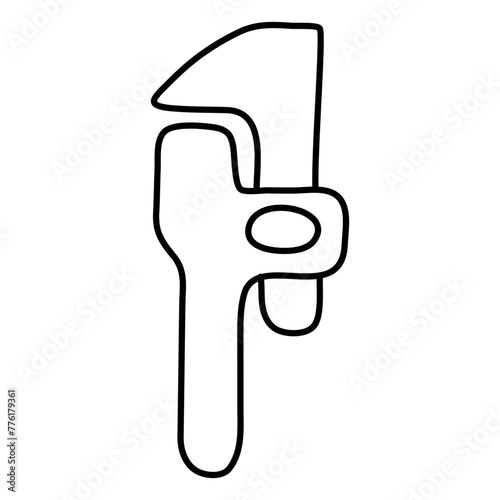 An icon design of vernier caliper 


