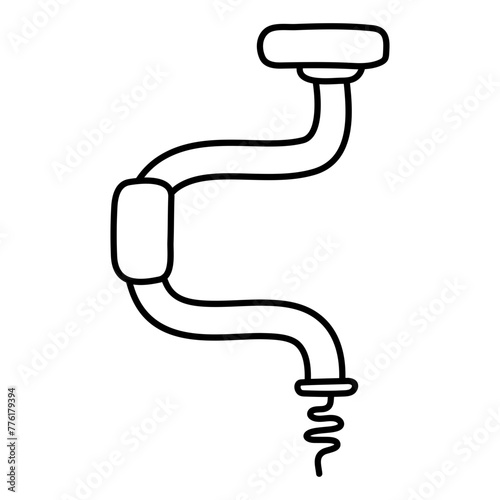 Modern design icon of plumbing pipe 


