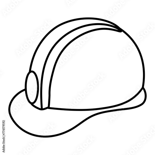Modern design icon of headwear accessory, cap icon 

