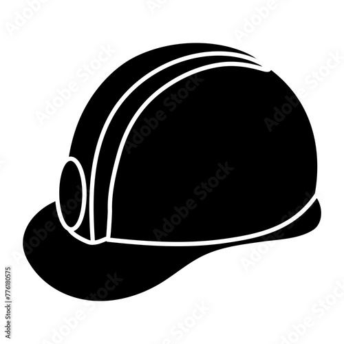 Modern design icon of headwear accessory, cap icon