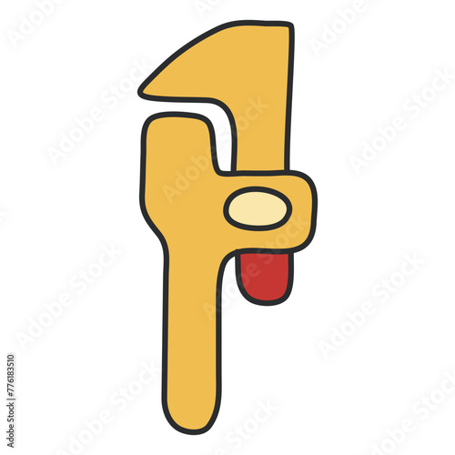 An icon design of vernier caliper 

