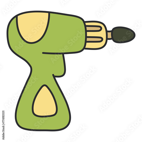 Premium download icon of drilling machine

