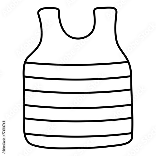 Creative design icon of undershirt

