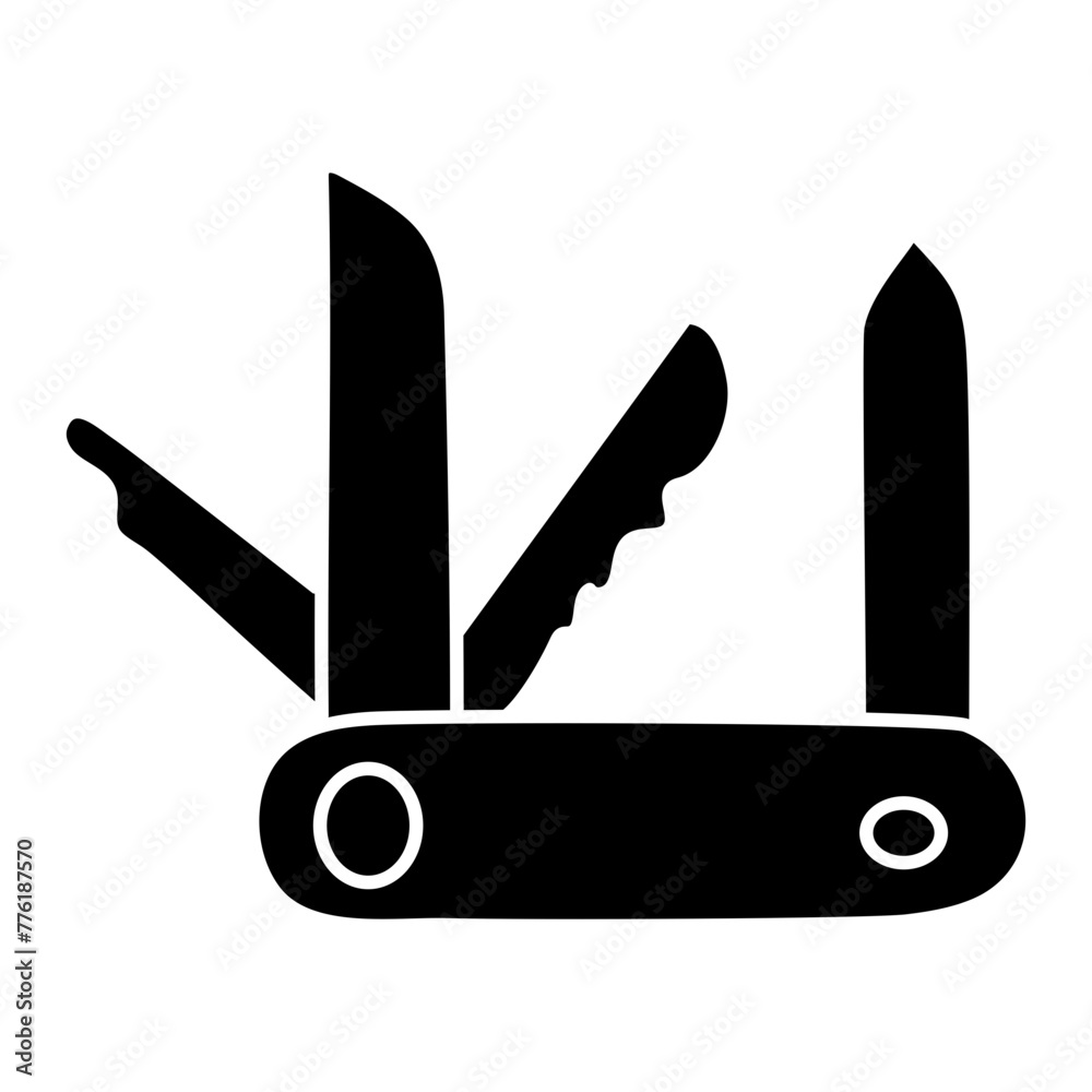 Creative design icon of pocket knife

 - obrazy, fototapety, plakaty 