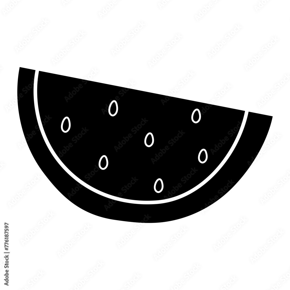 Creative design icon of watermelon

