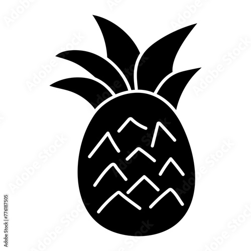 An icon design of pineapple

