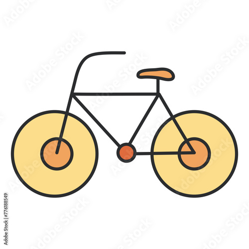 Modern design icon of bicycle

 photo