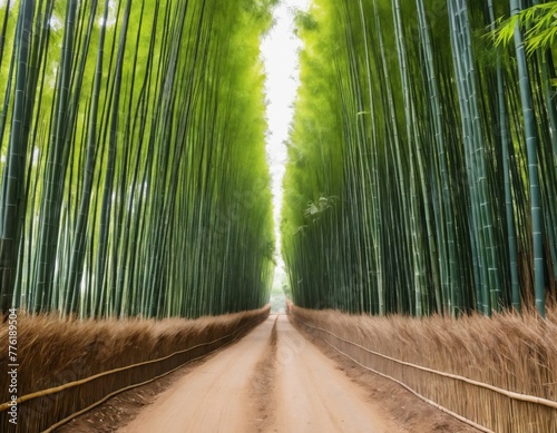 Bamboo Tunnel Reforestation for sustainable development,