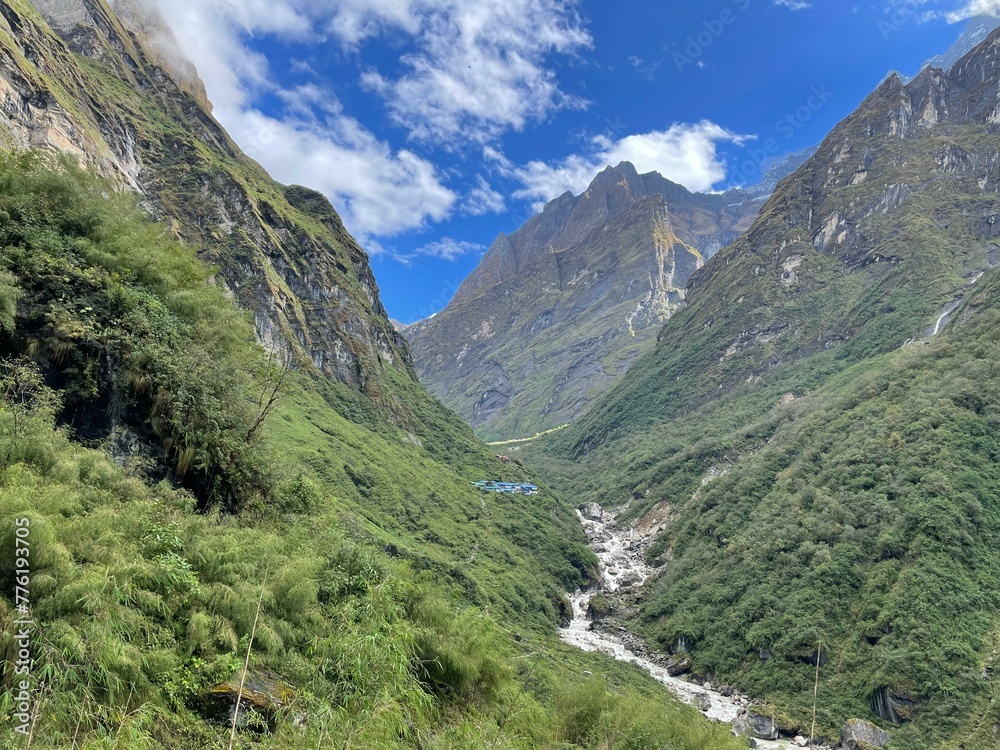 Naklejka premium Annapurna trek
