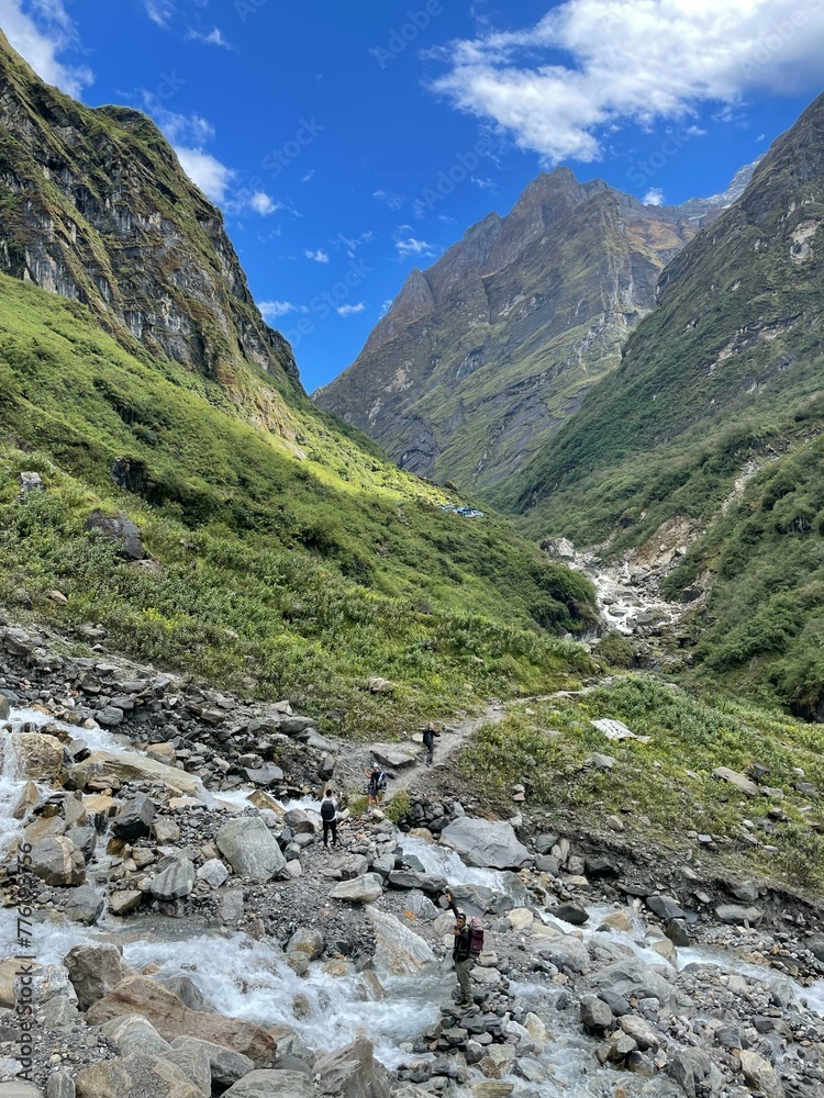Obraz premium Annapurna Trek