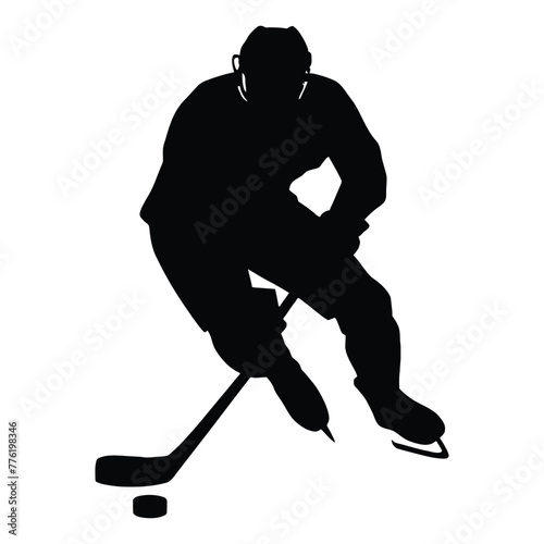 Ice Hockey Silhouette