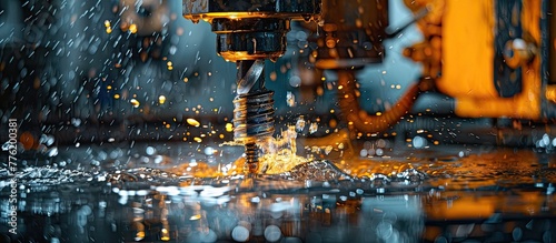 Precision Engineering in Motion: Drilling Rig's Drill Bit Spins with Unmatched Accuracy