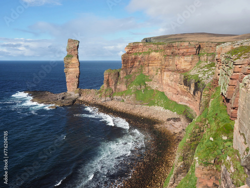 The Old Man of Hoy, a sea stack on Hoy, part of the Orkney Islands