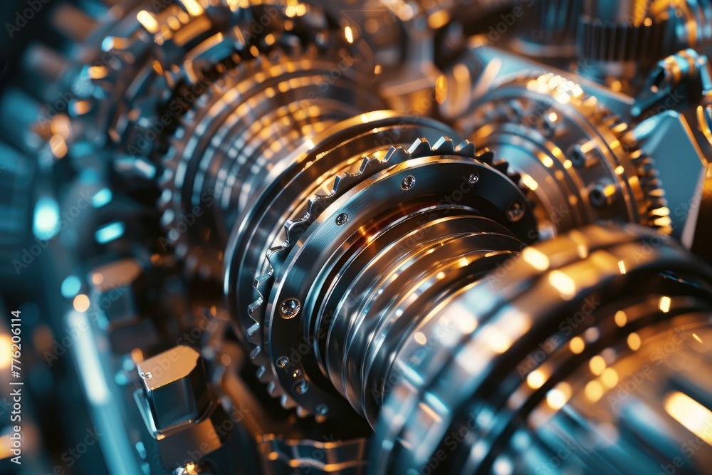 Metallic background of car automotive transmission gearbox Metallic background of car automotive transmission gearbox