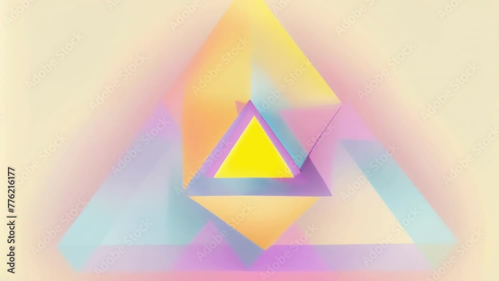 A soft soothing gradient of pastel yellow and pink triangles merging and blending together. A soft soothing gradient of pastel yellow and pink triangles merging and blending together.