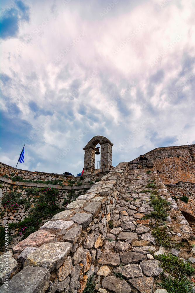 Bell tower in Palamidi fortress, Greece