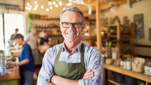 The Smiling Local Shop Owner photo