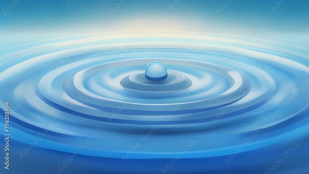 A digital illustration of a rippled water surface with each ripple breaking off into smaller ripples creating a ripple effect within a ripple A digital illustration of a rippled water surface with each ripple breaking off into smaller ripples creating a ripple effect within a ripple