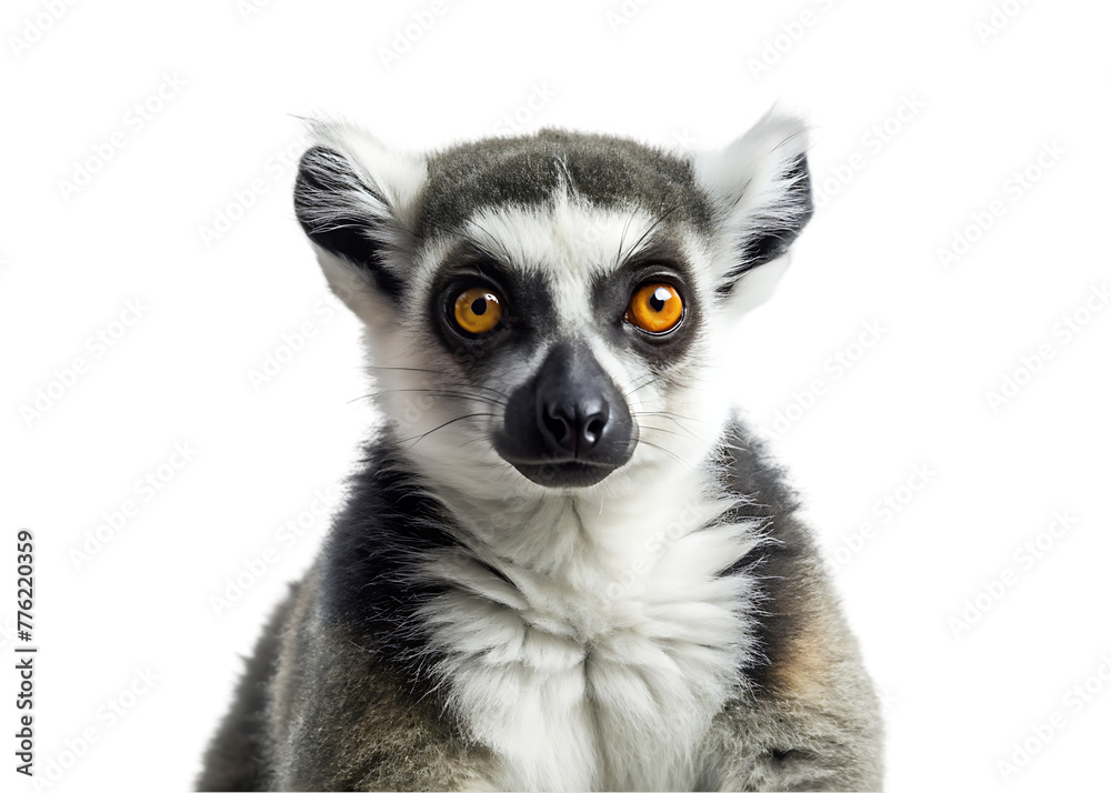Primate catta lemur transparent background