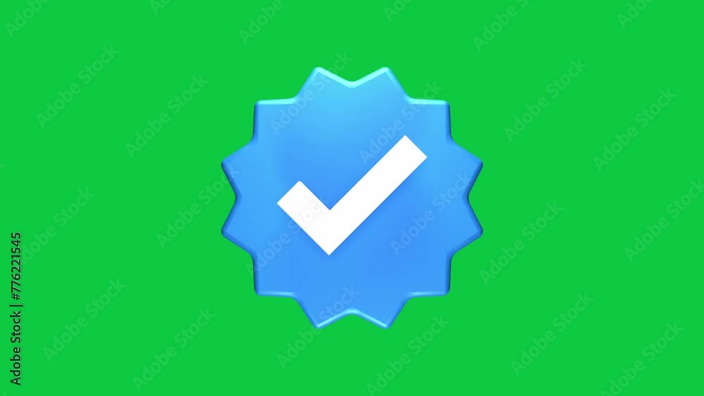 Checklist verified icon greenscreen 4K Checklist verified icon greenscreen 4K
