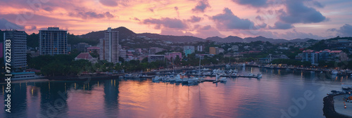 Great City in the World Evoking Nouméa in New Caledonia photo