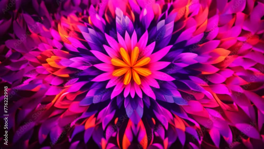 A captivating image showcasing a stunning and vibrant flower, A kaleidoscopic explosion of jewel tones in an abstract pattern, AI Generated A captivating image showcasing a stunning and vibrant flower, A kaleidoscopic explosion of jewel tones in an abstract pattern, AI Generated