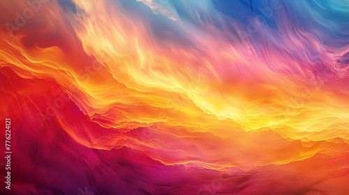 Experience the awe-inspiring beauty of a gradient, where colors transition seamlessly to form a mesmerizing display, captured with stunning realism by an HD camera.