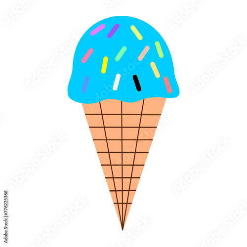 ice cream isolated on white background clip art.