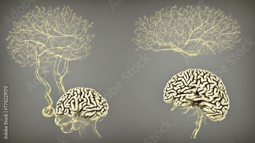 brain and tree