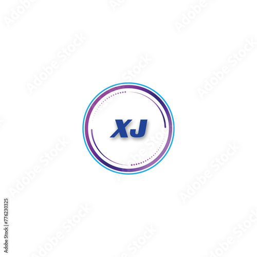 Free Download XI creative initial letter flat monogram logo design with White background.Vector logo modern alphabet gradient color frame style. - GFXLoad