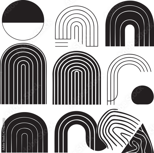 Modern vector abstract seamless geometric pattern