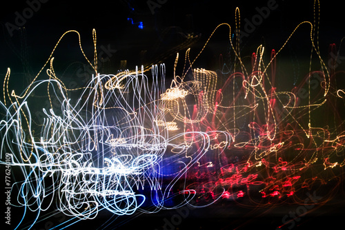 City lights abstract