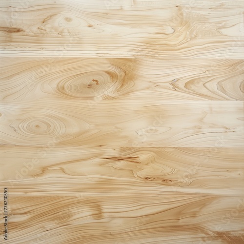 Elevated Perspective on a Sleek Light Wood Surface - Abstract and Nature-Themed Backdrop for Elegant Design.