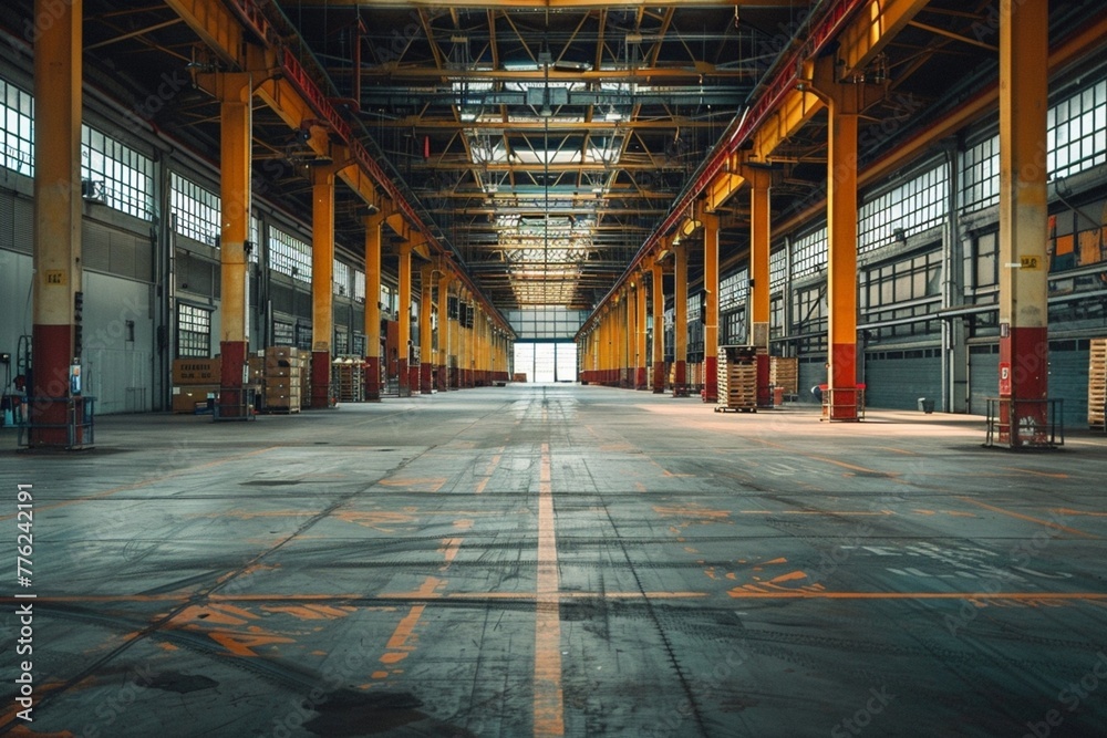 warehouse indoor view